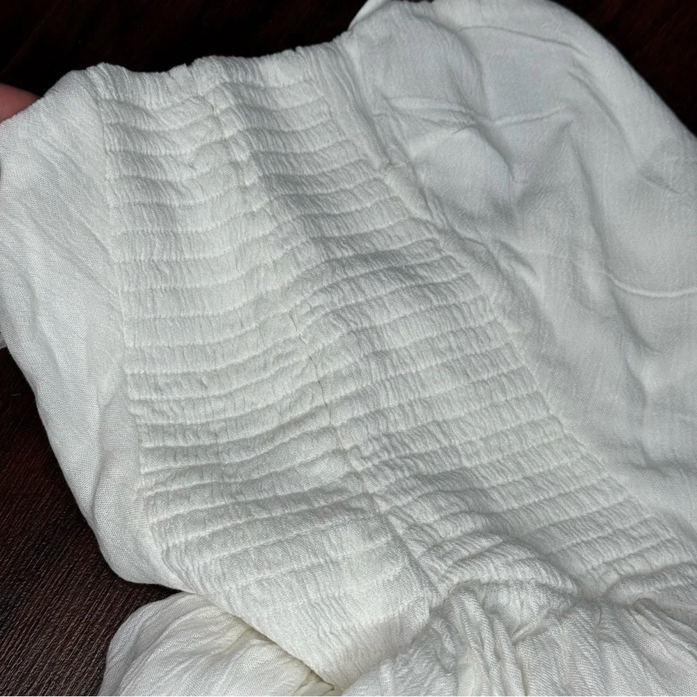 Free People Marley Romper white/Ivory Medium NWT - Picture 5 of 14